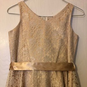 Girls lace dress size 10